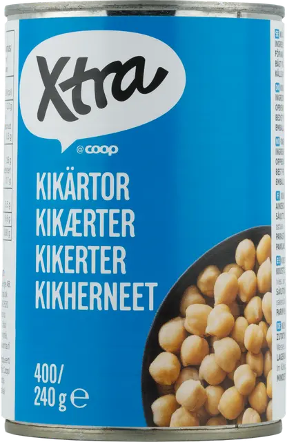 Xtra kikherneet 400/240 g
