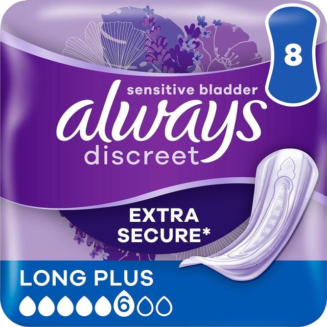 Always Discreet Long Plus 8kpl inkontinenssiside