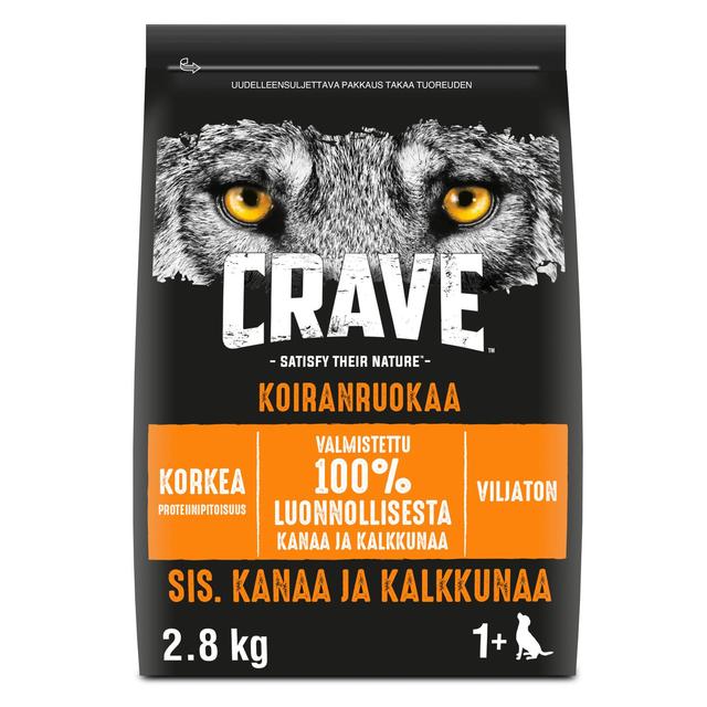 Crave Kalkkunaa & Kanaa koiranruoka 2,8kg