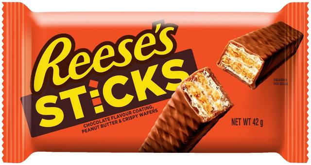 REESE'S STICKS maapähklivõi vahvlid 42G