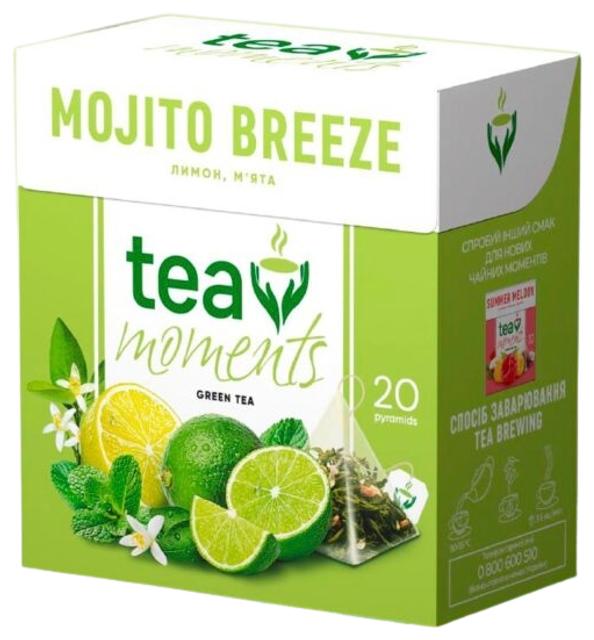 Tea Moments Mojito Breeze, tee püramiidides 34g (20x1,7)