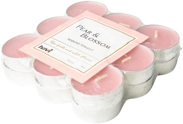 Havi Pear & Blossom tuoksulämpökynttilä 18kpl/4h