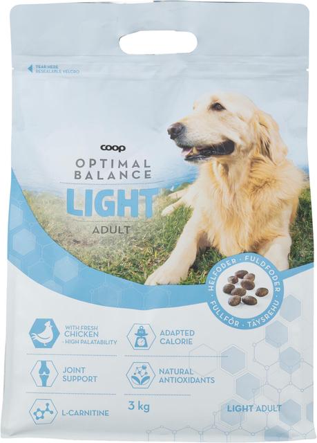 Coop koiran kuivaruoka light 3kg