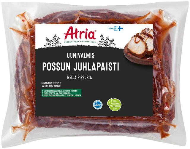 Atria Uunivalmis Possun Juhlapaisti Neljä Pippuria n1,7kg