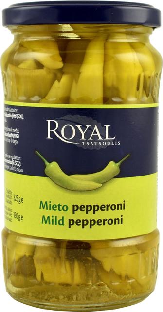 Royal 325/180g vihreä mieto pepperoni