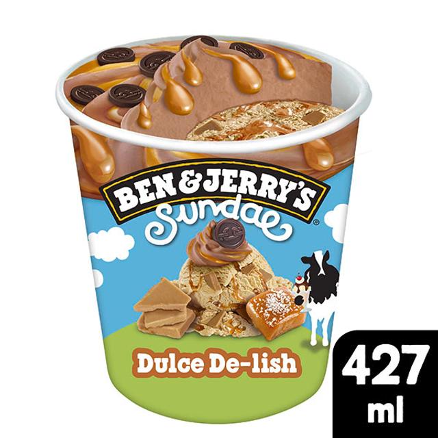 Ben & Jerry's Sundae Dulce De-Lish Jäätelö 427ml/350g