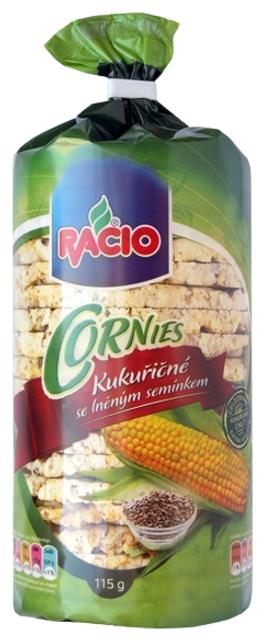 Racio Cornies linaseemnetega maisileivad 115 g