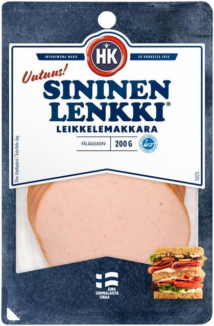 HK Sininen Lenkki® leikkelemakkara 200 g