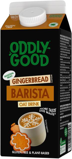 Oddlygood® Barista kaurajuoma piparkakku 0,75 l ESL gluteeniton