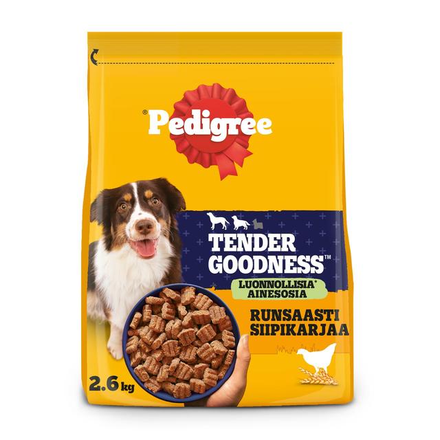 Pedigree Tender Goodness runsaasti siipikarjaa Medium 2,6kg