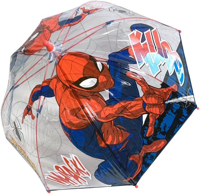 Spiderman lasten läpikuultava sateenvarjo