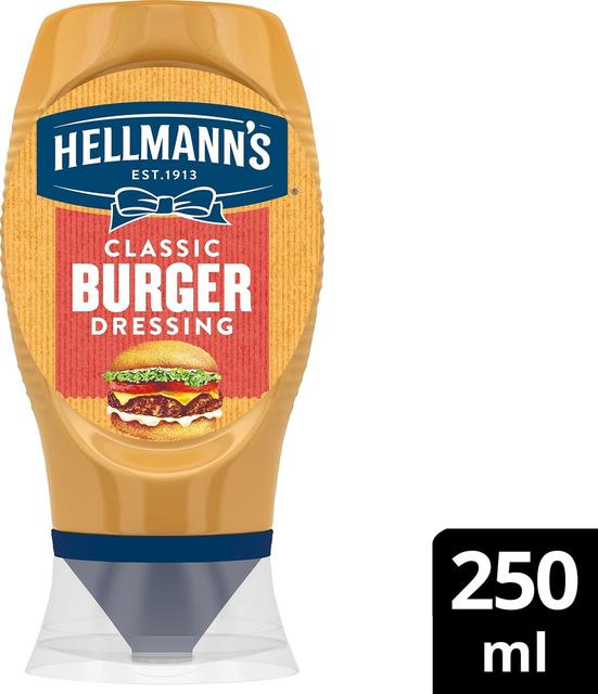 Hellmann's  Classic Burger Kastike  Vegetaarinen   250 ml