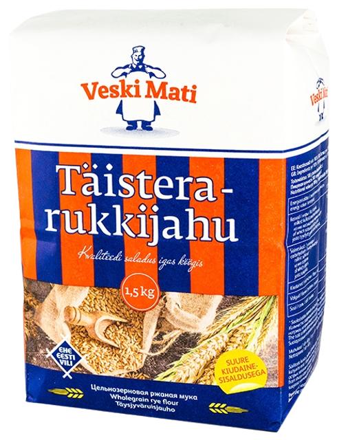 Täistera rukkijahu 1,5 kg