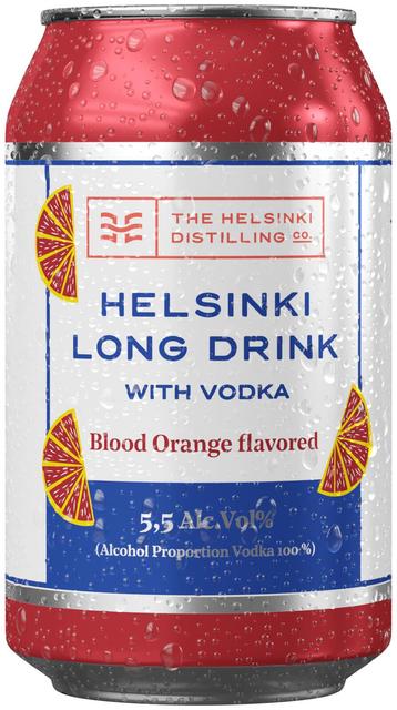 Helsinki Long Drink Vodka-BloodOrange 5,5 % 0,33 l tlk