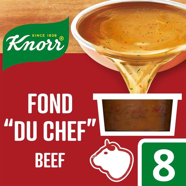 Knorr Naudanliha-annosfondi Fond "du Chef" Käyttövalmis 8x28g