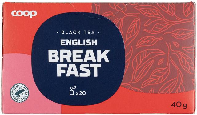 Coop English Breakfast tee 40 g 20 pss