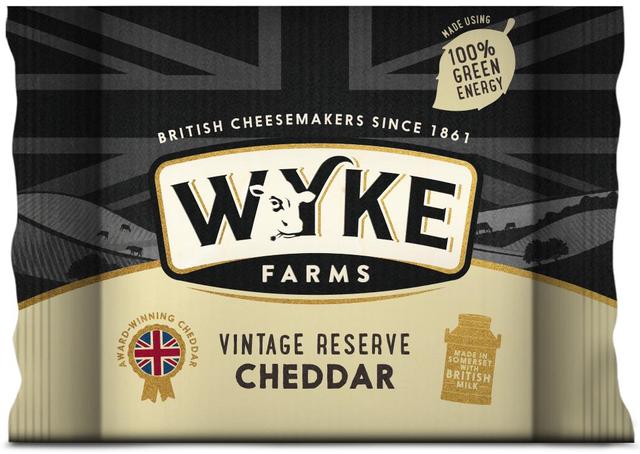 Wyke Farms IVY'S Vintage 15 kk kypsytetty cheddar juusto 200g