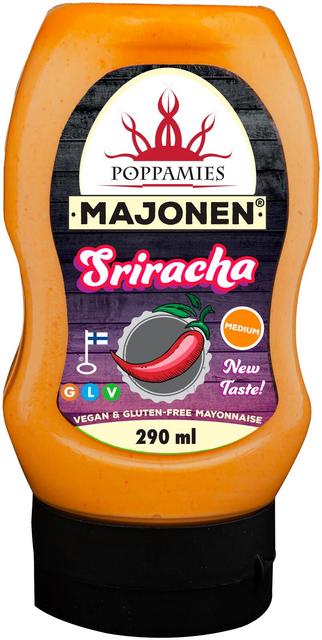 Poppamies Majonen Sriracha 290ml