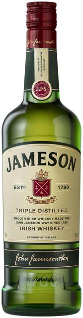 Jameson 40 % whiskey 40%vol 1l