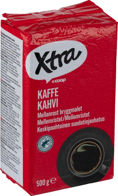 Xtra suodatinkahvi keskipaahtoinen 500 g