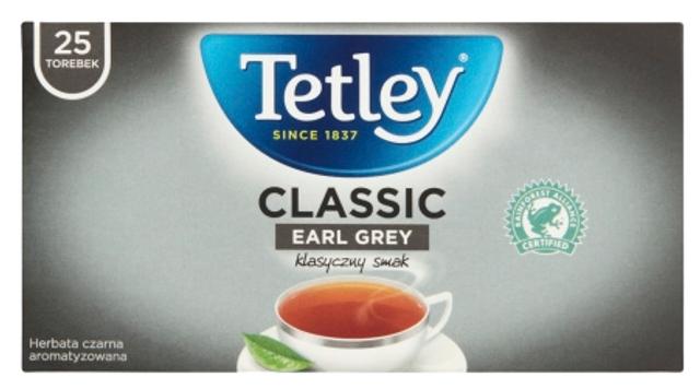 Tetley Classic Earl Grey must tee 25tk 37,5g