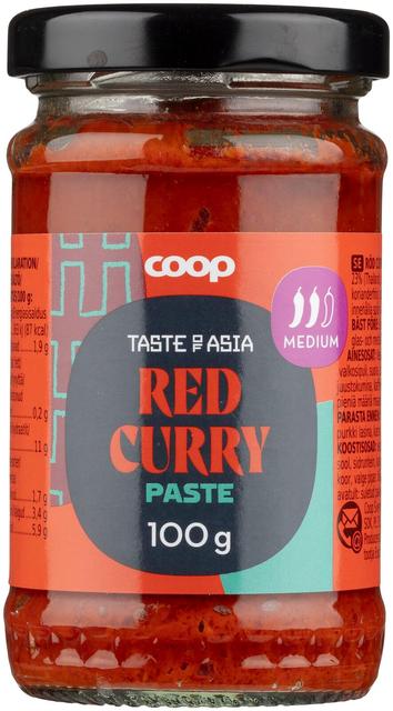 Coop Taste of Asia punainen currytahna 100 g