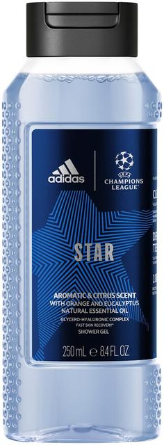 Adidas UEFA Star Edition shower gel 250 ml, suihkugeeli miehet