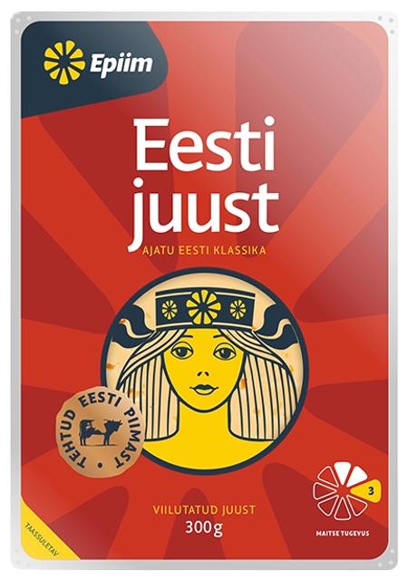 Eesti juust viilutatud, 300g