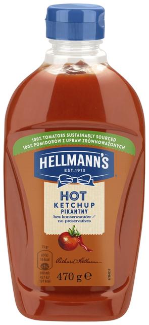 Hellmann`s ketšup Hot 470 g