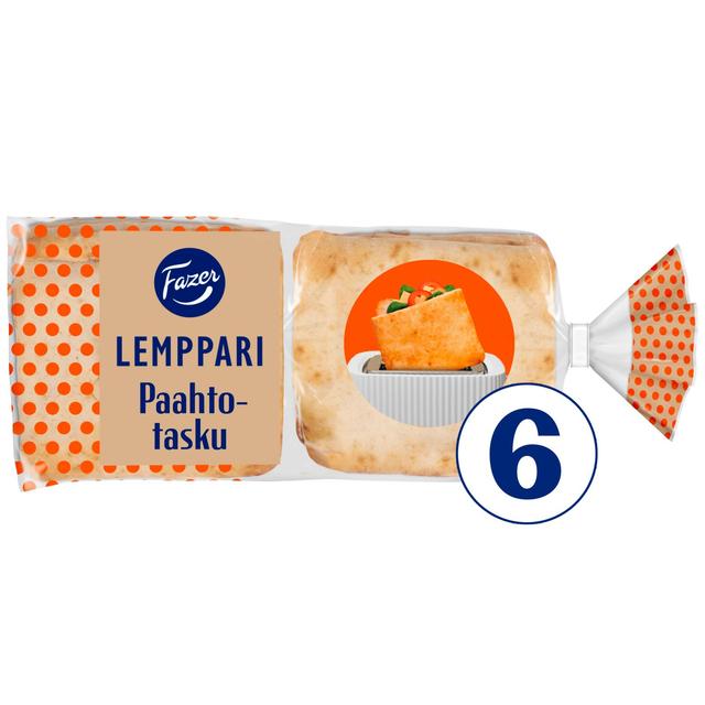 Fazer Lemppari Paahtotasku 6kpl 330g, täytettävä leipä