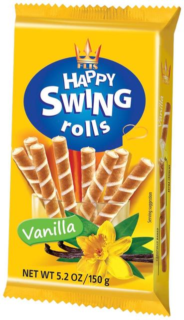 Happy swing vohvelirulla vanilja 150g