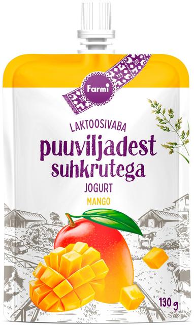 FARMI Puuviljasuhkruga Mangojogurt 130g