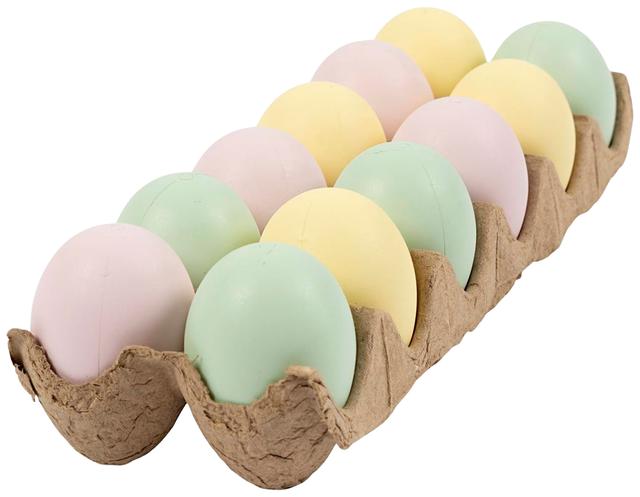 Creativ Company Munat, Kork. 6 cm, pastellivärit, 12kpl/ 1 pkt