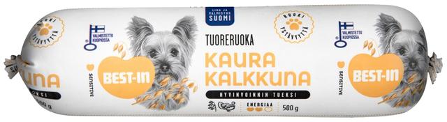 Best-In Kaura-Kalkkuna Koiran Tuoreruoka 500g