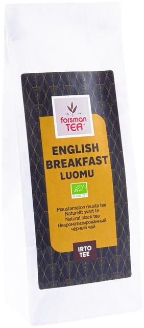 Forsman tea Luomu English Breakfast maustamaton musta tee 100 g
