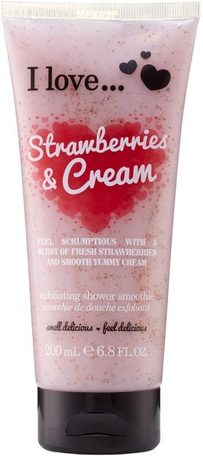 I Love… vartalokuorintavoide 200ml Strawberry & Cream