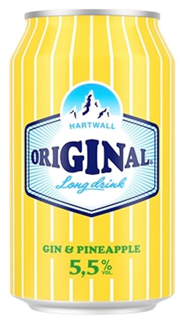 Hartwall Original Long Drink Pineapple muu alkohoolne jook 5,5%vol 330ml