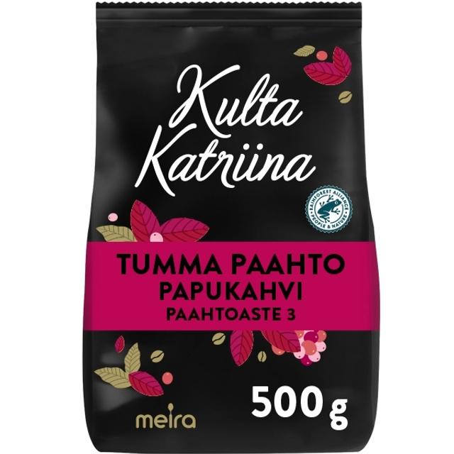 Kulta Katriina Tumma paahto papukahvi RAC 500g