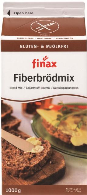 Finax Gluteeniton kuituleipäjauhoseos 1000 g