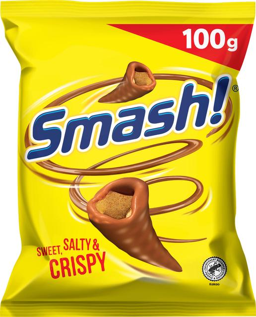 Smash! maitosuklaa maissisnacks 100g