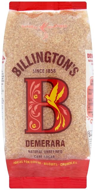 BILLINGTON`S Rafineerimata Demerara suhkur 1000g