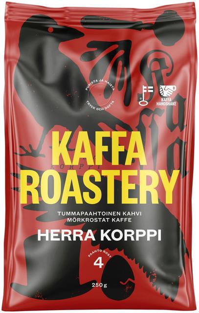 Kaffa Roastery Herra Korppi kahvipapu 250g