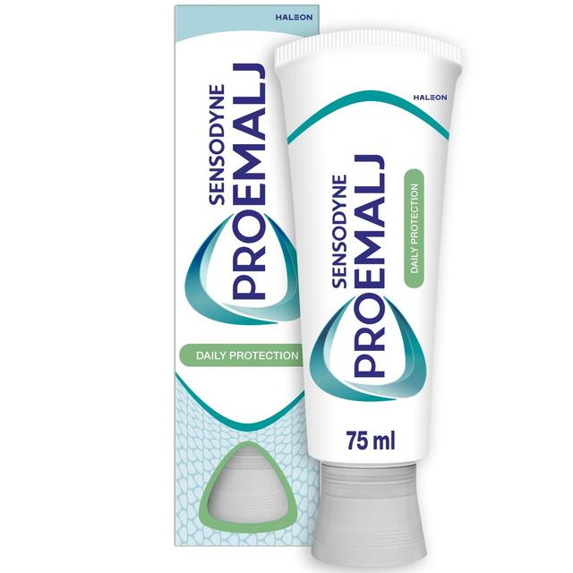 Sensodyne ProEmalj Daily Protection Hammastahna päivittäiseen käyttöön suojaamaan hammaskiillettä happovaikutuksilta kahdesti päivässä käytettynä, 75 ml