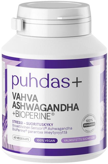 Puhdas+ Vahva Ashwagandha+BioPerine®60 kaps