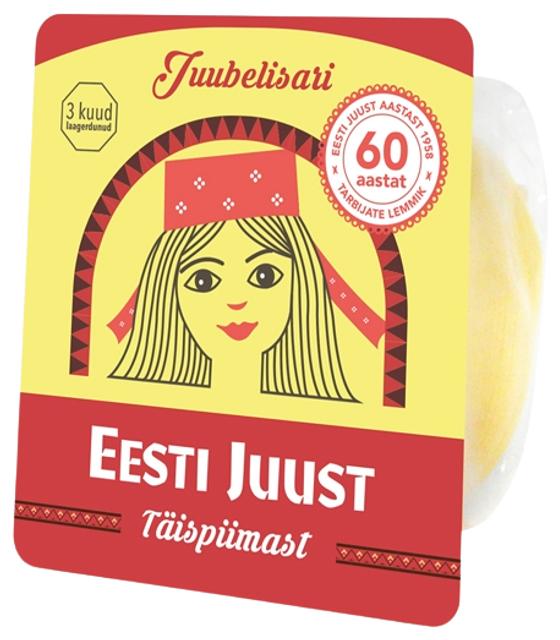 Eesti juust täispiimast, viilutatud, 450 g