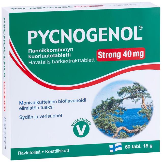 Pycnogenol Strong 40 mg rannikkomännyn kuoriuutetabletti 60 tabl