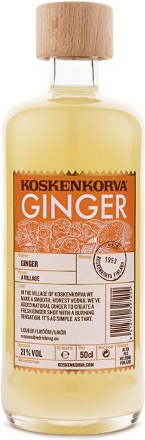 Koskenkorva Ginger Shot liköör 21%vol 500ml