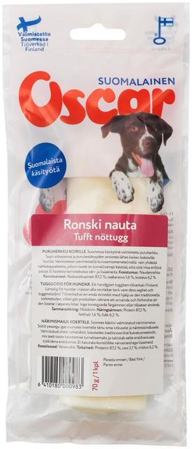 Oscar Ronski nauta puruherkku 70 g (1 kpl), koirille