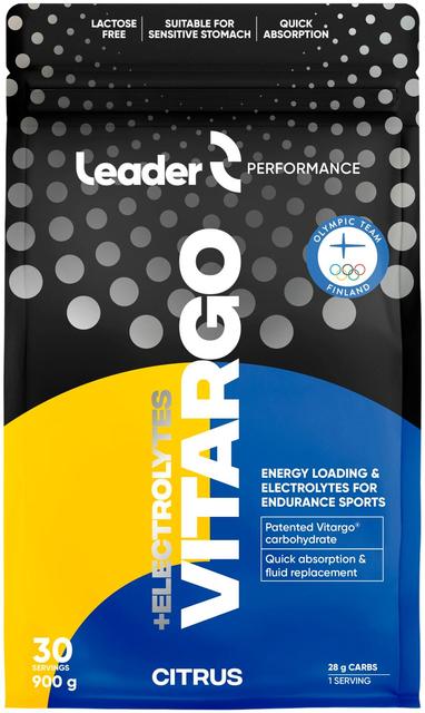 Leader Performance Vitargo Electrolytes elektrolyyttejä sisältävä hiilihydraattijauhe 900g