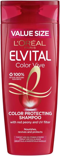 L'Oréal Paris Elvital Color-Vive Shampoo värjätyille ja raidoitetuille hiuksille 400ml